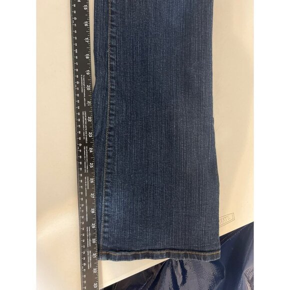 NYDJ Premium Denim Wide Leg Dark Wash Jeans Sz 12 - Picture 7 of 7